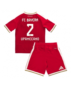 Bayern Munich Dayot Upamecano #2 Maglia Gara Casa Repliche 2026-27 Bambino Maniche Corte